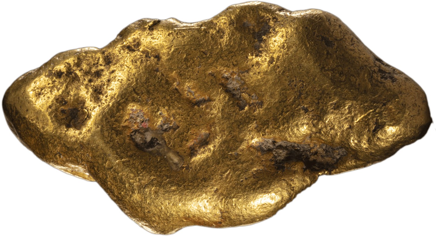 Photo d'une pépite d'or