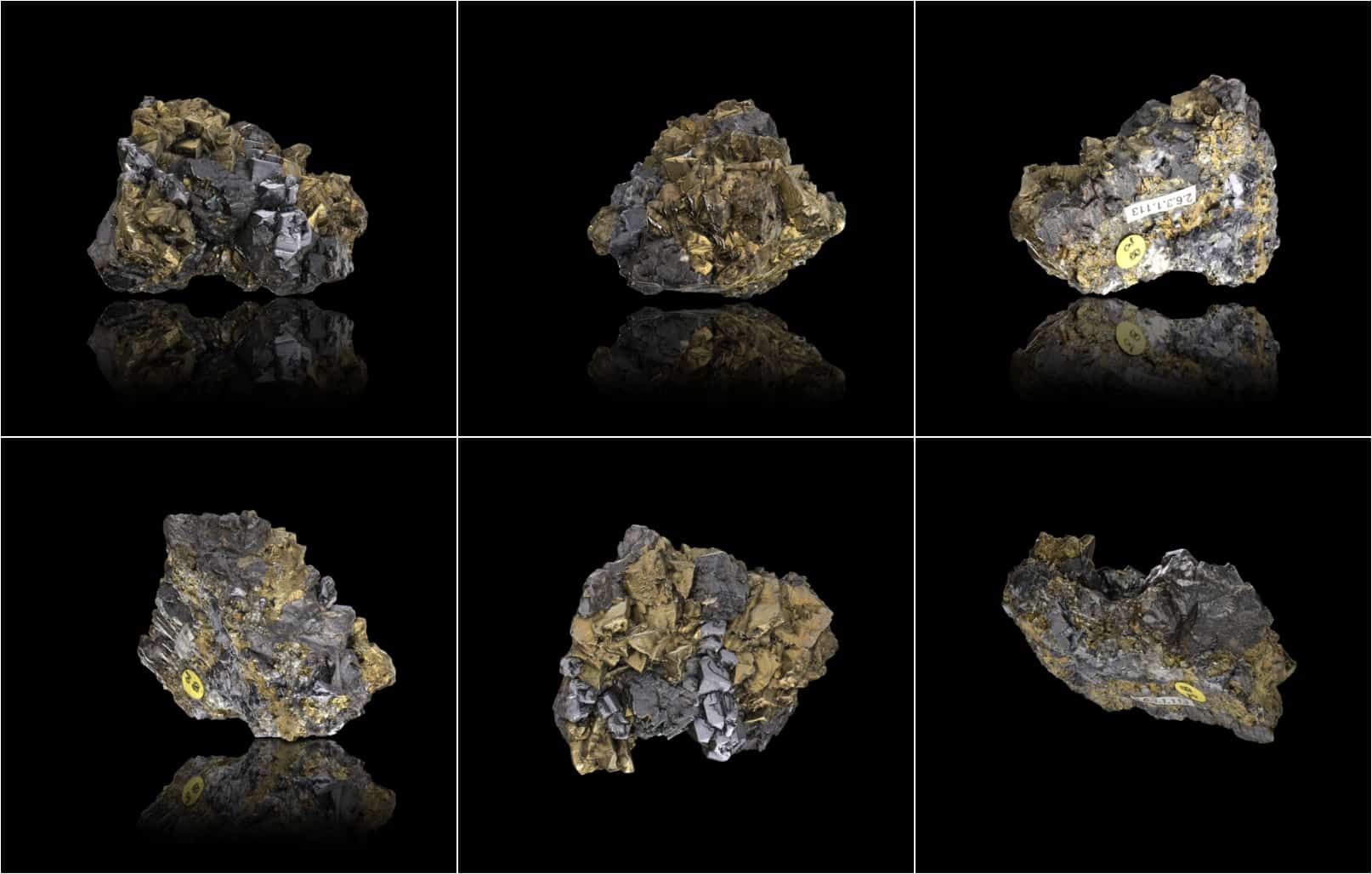 Chalcopyrite sous six angles